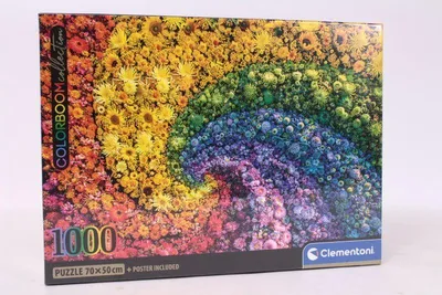 Image de CLE puzzle 1000 Compact Colorboom Collection 39779