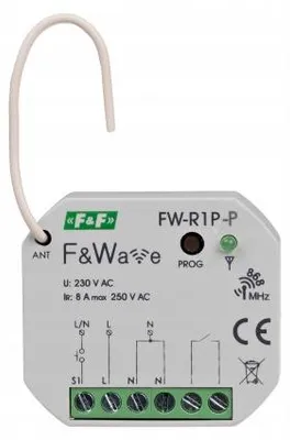 Produktbild von F&F | Funk-Relais fw-r1p-p - 1-Kanal - Multifunktional - Energiesparend und kompakt
