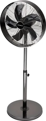 Zdjęcie produktu dla Wentylator stojący Lifetime Air 230V z regulacją wysokości 85-125 CM oscylujący Czarny