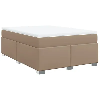 Produktbild von Boxspringbett Matratze Cappuccino-Braun 140x200cm Kunstleder