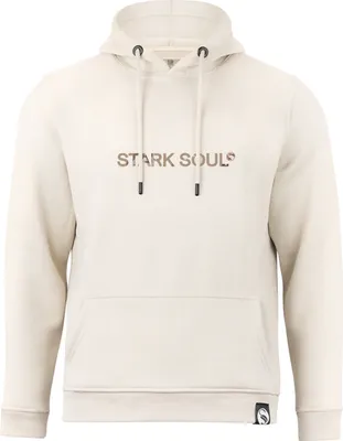 Produktbild von Hoodie - Kapuzenpullover  - innen angeraut, mit Stark Soul-Print in Camouflage-Optik - Sand - Gr. XXL