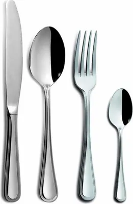 Immagine prodotto di Comas Besteck-Set Ingles XL 24-tlg., Tafelbesteck, Edelstahl 18/10, Silberfarben, 4881