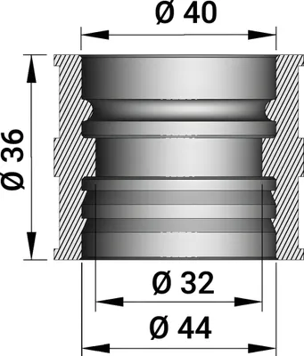 Immagine prodotto di Guarnizione di collegamento Malossi, diametro 30-34 mm, lunghezza 35 cm, compatibile con carburatori PHBE-PHF