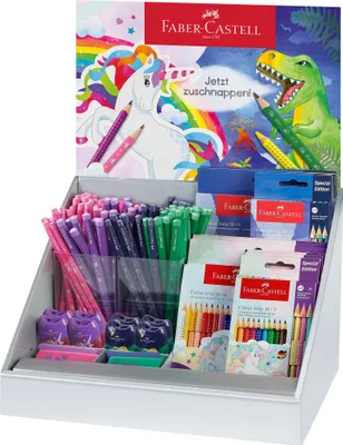 Produktbild von Faber Castell Familiendisplay Dino & Einhorn