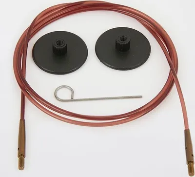 Zdjęcie produktu dla KnitPro kabel imbirowy do igieł dziewiarskich lub tunezyjskich szydełek od Knitpro 40 cm
