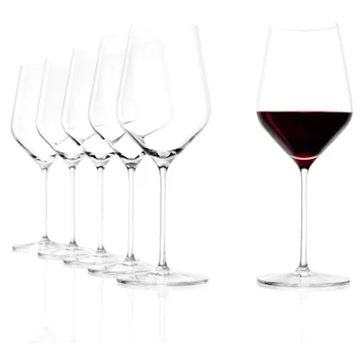 Rotweingläser Set 6er, 510 ml, spülmaschinenfest, bruchfest
