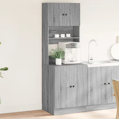 Produktbild von "im Angebot" Küchenschrank Grau Sonoma 60x50x180 cm Holzwerkstoff - Küchenschränke CC10745