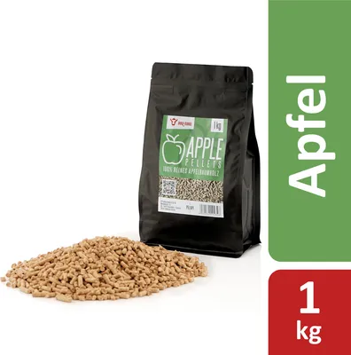 Image de BBQ-Toro Apple Pellets de 100% bois de pommier, 1 kg, pellets de fumage, pellets de bois, pour le barbecue et plus encore