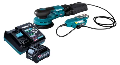 Obrázek produktu pro Makita BO 001 CGD101 Akumulátorová náhodná bruska 40 V max. 125 mm 5,0 mm zdvihu Bezkartáčová + 1x akumulátor 2,5 Ah + nabíječka