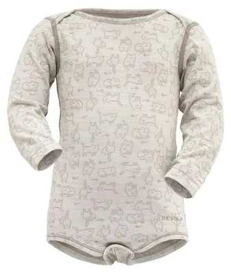 Produktbild von Devold of Norway Baby Sportunterwäsche DUO Active Merino Body Baby Weiß 86