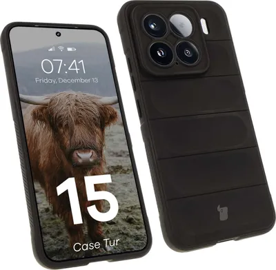 Produktbild von Robuste Handyhülle für Xiaomi 15, Bizon Case Tur, Schwarz