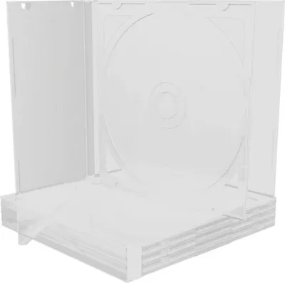 Produktbild von 25 DVD CD Hüllen / 2fach 2er doppel Jewelcase / transparent
