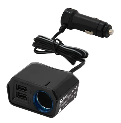 Obrázek produktu pro Compass 07432 - Adaptér s kabelem 12V + 2x USB 2400mA SELECT