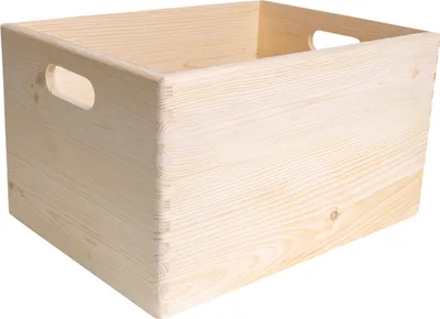 Image de Creative Deco Caisse Bois Rangement 40 x 30 x 24 cm (+/- 1cm) Boîte de Rangement