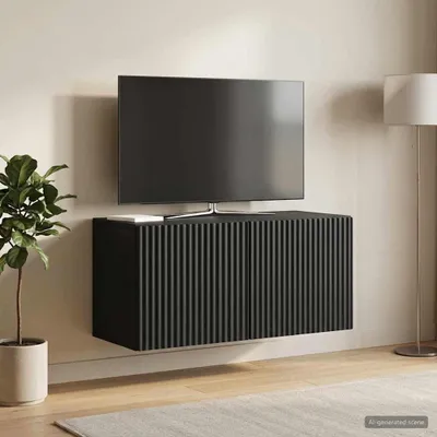 Immagine prodotto di Maison Exclusive - Mobile TV da parete 59,5 x 31 x 30 cm Nero