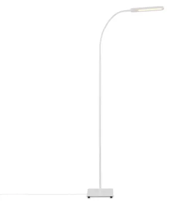 Image de Lampadaire LED BRILONER LEUCHTEN SERVO, 8 W, 600 lm, IP20, blanc, métal-plastique, intensité lumineuse variable, CCT, 20,8 x 20,8 x 183 cm