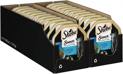 Produktbild von SHEBA® Schale Sauce Collection sauce lover mit Thunfisch 2 x 11 x 85g