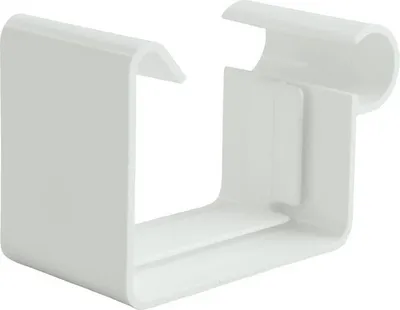 Produktbild von Marley Kastenrinnenverbinder Kunststoff eckig Verkehrsweiß RAL 9016 NW 70 mm