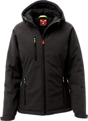 Produktbild von Damen Softshelljacke Gefüttert "GALE PAD LADY" - Payper Schwarz/Schwarz S