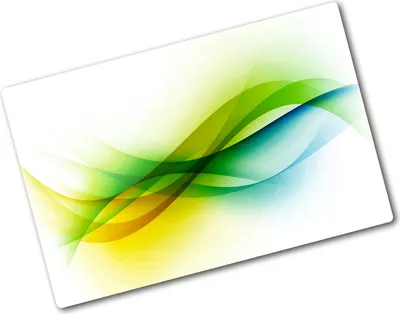Produktbild von Tulup Glas Herdabdeckplatte - 80x52 cm - Glaskeramikkochfeld-Abdeckung Spritzschutz Glasabdeckplatte - Einteilig - Kunst: Modern & Klassisch - Wellen Abstrakt - Mehrfarbig