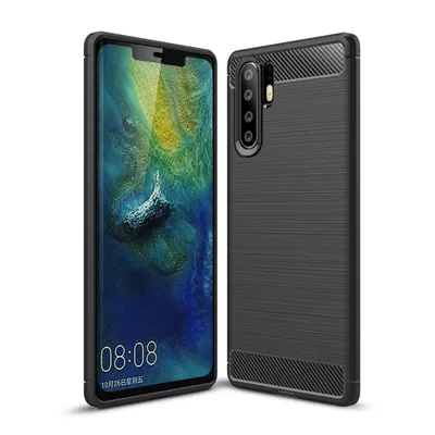 Produktbild von Mobigear Brushed Slim  Huawei P30 Pro Hülle Flexibles TPU Backcover - Schwarz