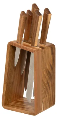 Produktbild von 5five Simply Smart | Messerset auf Ständer - 36 cm - 5-teilig - Küchenmesser