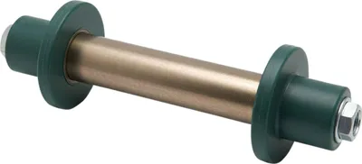 Produktbild von Julido Achse für Schubkarre grün 20mm Stahl verzinkt Bollerwagenreifen Sackkarre