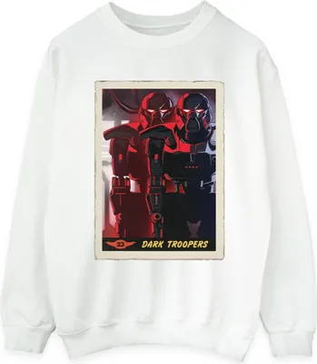 Produktbild von Star Wars - "The Mandalorian" Sweatshirt für Damen BI39347 (L) (Weiß)