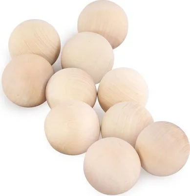 Produktbild von Ulanik Holzset „Kugeln“ 10 Stück 40 mm