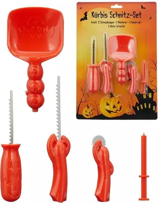 Produktbild von Kürbis Schnitz-Set 5-Teilig