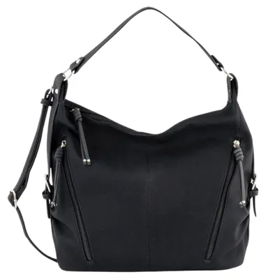 Image de TOM TAILOR - Sac bandoulière en simili cuir, modèle Caia, sac cabas, couleur noire