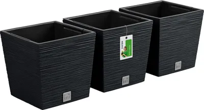 Obrázek produktu pro Květináč FURU Square Balcony Box Flowerpot Anthracite 10 L