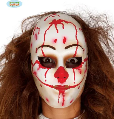 Produktbild von blutige Clown Maske für Erwachsene