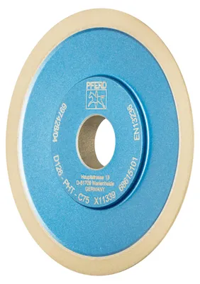 Produktbild von PFERD TOOLS Diamant-Schleifscheibe Kunstharz 4BT9 PHT 125 mm D126 (mittel) Trockenschliff