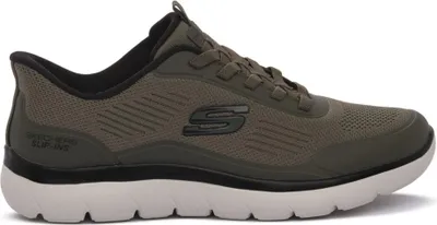 Image de Skechers Sneakers 233047-OLBK in Olive Mesh/Pu color size 41