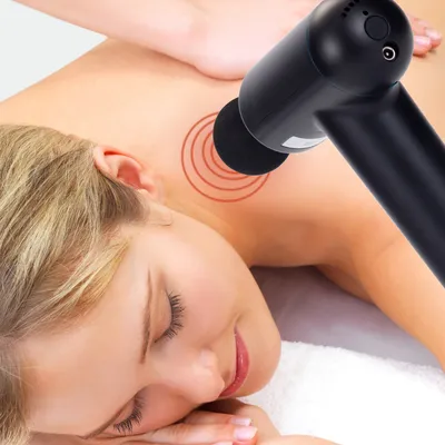 Zdjęcie produktu dla Pistolet do masażu Melissa "infinity" z 4 nasadkami 16770047
