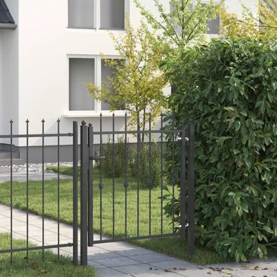Immagine prodotto di Cancello per recinzione HORST 100 x 100 cm Metallo Nero