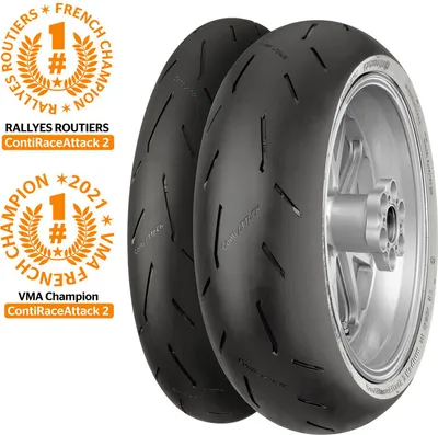 Image de CONTINENTAL Pneus ContiRaceAttack 2 STREET 120/70 ZR 17 M/C (58W) TL