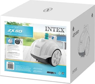 Obrázok produktu pre Intex ZX50, Robotický vysávač pre bazén, Bazén, Biela, Spodok, 0,8 L, 6,5 m