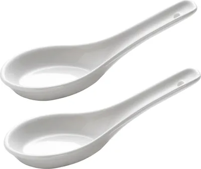 Produktbild von White Basics - ACCESSOIRES Löffel Asien, Porzellan 2er-Set