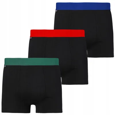 Obrázok produktu pre Pánske boxerky – spodné prádlo, veľkosť XXL – 3 kusy – bavlnené boxerky – pre pánov