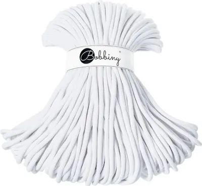 Zdjęcie produktu dla Bobbiny Jumbo 9 mm 100 m White Sznurek
