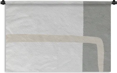 Produktbild von MuchoWow® Wandteppich Wandbehang Abstrakt - Minimalismus - Design 90x60 cm Tapisserie Dekoration Wandtuch - Wandskulpturen - Bildteppich