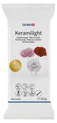 Produktbild von Glorex Keramilight 125 g, weiß
