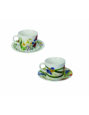 Image de Set de tasses à café 2 pièces en porcelaine osseuse