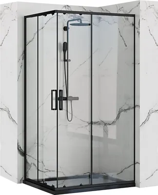 Produktbild von Rea Duschkabine Punto 80X100 Black
