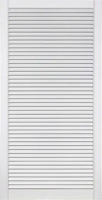Produktbild von ben+camilla.com offene Lamellentür 99,3x49,4cm weiß PREMIUM LACKIERT Massivholz Kiefer