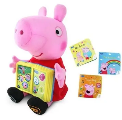 Obrázek produktu pro VTech Peppa Pig, plyšová hračka, vzdělávací sada "Učte se s Peppou a jejími zábavnými knížkami"