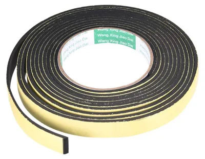 Schaumstoff-Dichtungsband selbstklebend, 15 mm x 3 mm x 4 m