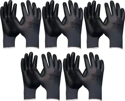 Produktbild von vasalat Arbeitshandschuhe Gebol Multi Flex Eco Handschuhe mit Noppen Größe 8, M - 5 Paar